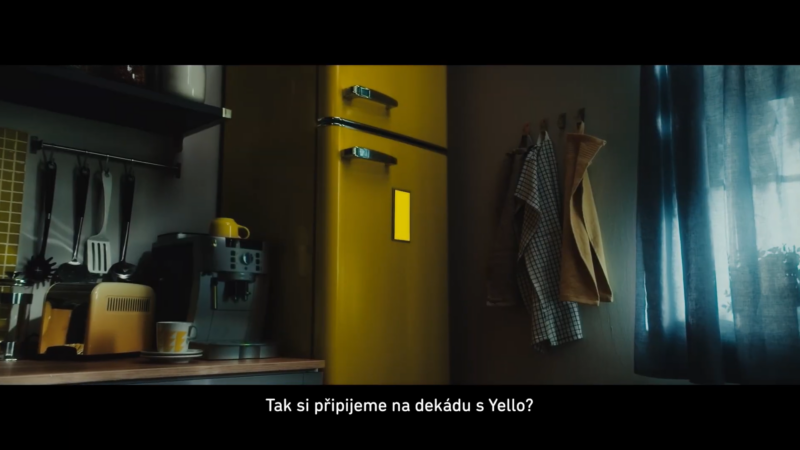 Výroba kulisy do reklamy YELLO